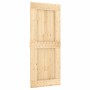 Puerta corredera con herrajes madera maciza de pino 85x210 cm de vidaXL, Puertas - Ref: Foro24-3203072, Precio: 192,17 €, Des...