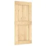 Puerta corredera con herrajes madera maciza de pino 95x210 cm de vidaXL, Puertas - Ref: Foro24-3203074, Precio: 202,51 €, Des...