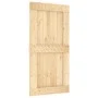 Sliding door with solid pine wood hardware 100x210 cm by vidaXL, Doors - Ref: Foro24-3203075, Price: 223,56 €, Discount: %