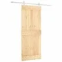 Sliding door with solid pine wood fittings 85x210 cm by vidaXL, Doors - Ref: Foro24-3203181, Price: 177,37 €, Discount: %