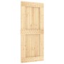 Puerta corredera con herrajes madera maciza de pino 90x210 cm de vidaXL, Puertas - Ref: Foro24-3203188, Precio: 215,89 €, Des...