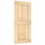 Puerta corredera con herrajes madera maciza de pino 95x210 cm de vidaXL, Puertas - Ref: Foro24-3203189, Precio: 208,57 €, Des...