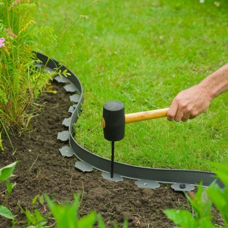 Nature Piquetas de tierra 10 uds negro 20 cm de Nature, Ribetes y bordes para jardín - Ref: Foro24-446393, Precio: 16,82 €, D...