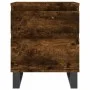 Engineered wood smoked oak bedside table 40x35x50 cm by vidaXL, Nightstands - Ref: Foro24-830694, Price: 45,97 €, Discount: %
