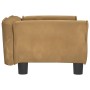 Cama para perros de terciopelo marrón 70x45x30 cm en Camas para perros | Comprar online en Foru.es
