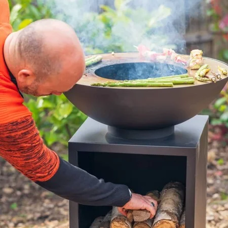 RedFire Chimenea de jardín con barbacoa y cubierta ONYX Classic 60 cm de RedFire, Chimeneas - Ref: Foro24-446955, Precio: 313...