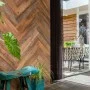 WallArt Tablones de aspecto madera de roble Barnwood marrón ámbar de WallArt, Recubrimiento de paredes - Ref: Foro24-442555, ...