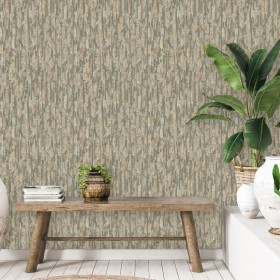 DUTCH WALLCOVERINGS Papel pintado Phoenix verde y beige de DUTCH WALLCOVERINGS, Papel pintado - Ref: Foro24-442596, Precio: 2...