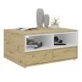 FMD Mesa de centro con 2 compartimentos roble y blanco 91,8x71,5x45 cm de FMD, Mesas de centro - Ref: Foro24-444217, Precio: ...