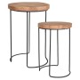 H&S Collection Juego de mesitas auxiliares 2 piezas teca de H&S Collection, Mesas auxiliares - Ref: Foro24-442178, Precio: 71...