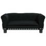 Cama para perros de cuero sintético negra 70x45x30 cm en Camas para perros | Comprar online en Foru.es