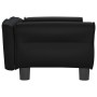 Cama para perros de cuero sintético negra 70x45x30 cm en Camas para perros | Comprar online en Foru.es