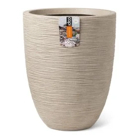 Capi Jarrón elegante bajo Waste Rib beige terrazo 34x46 cm de Capi, Maceteros y jardineras - Ref: Foro24-445482, Precio: 88,1...