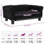 Cama para perros de cuero sintético negra 70x45x30 cm en Camas para perros | Comprar online en Foru.es