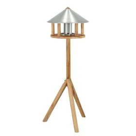 Esschert Design Bird table with silo and round zinc roof by Esschert Design, Bird feeders - Ref: Foro24-442350, Price: 110,33...