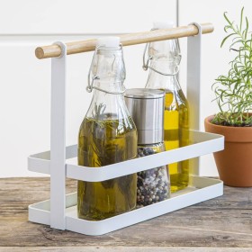 HI Estante de cocina blanco 30x10x20 cm de HI, Organización y almacenamiento - Ref: Foro24-445582, Precio: 13,93 €, Descuento: %