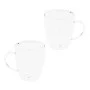 HI Juego de vasos para café capuchino 2 unidades transparente 270 ml de HI, Tazas de café y té - Ref: Foro24-445572, Precio: ...