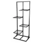 ProGarden Flower shelf with 4 shelves black 40x27x102 cm by ProGarden, Pot stands - Ref: Foro24-445882, Price: 52,38 €, Disco...