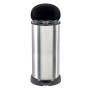 Curver Papelera de pedal Deco con forma D plateado 40 L de Curver, Cubos de la basura y papeleras - Ref: Foro24-443826, Preci...