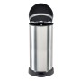 Curver Papelera de pedal Deco con forma D plateado 40 L de Curver, Cubos de la basura y papeleras - Ref: Foro24-443826, Preci...