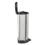 Curver Papelera de pedal Deco con forma D plateado 40 L de Curver, Cubos de la basura y papeleras - Ref: Foro24-443826, Preci...