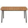 Set de comedor jardín 5 pzas ratán sintético gris antracita de vidaXL, Conjuntos de jardín - Ref: Foro24-3072498, Precio: 248...