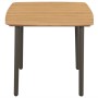 Set de muebles de comedor de jardín 5 piezas de ratán negro de vidaXL, Conjuntos de jardín - Ref: Foro24-3072489, Precio: 217...