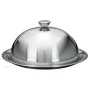 Excellent Houseware Campana de cristal con plato acero inoxidable de Excellent Houseware, Bandejas - Ref: Foro24-442506, Prec...