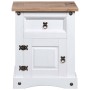 Mesita de noche Corona Range pino mexicano blanco 53x39x66 cm de vidaXL, Mesitas de noche - Ref: Foro24-282618, Precio: 79,74...