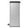 Curver Papelera de pedal Deco rectangular plateado 65 L de Curver, Cubos de la basura y papeleras - Ref: Foro24-443822, Preci...