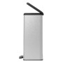 Curver Papelera de pedal Deco rectangular plateado 65 L de Curver, Cubos de la basura y papeleras - Ref: Foro24-443822, Preci...
