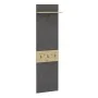 FMD Wandgarderobe mit Matera-Regal und handgefertigter Eiche 50x23x188cm von FMD, Hut- und Garderobenständer - Ref: Foro24-44...