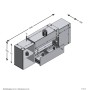 FMD Mueble de TV/equipos de música roble y blanco 182x33x70,2 cm de FMD, Muebles TV - Ref: Foro24-444216, Precio: 210,99 €, D...
