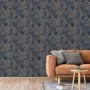 DUTCH WALLCOVERINGS Papel pintado Joelle plateado y azul de DUTCH WALLCOVERINGS, Papel pintado - Ref: Foro24-442583, Precio: ...