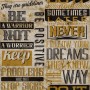 Noordwand Papel pintado Friends&Coffee Words and Letters metal y negro de Noordwand, Papel pintado - Ref: Foro24-444836, Prec...