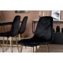 Venture Home Sillas de comedor 2 uds Polar terciopelo negro y latón de Venture Home, Sillas de comedor - Ref: Foro24-444705, ...