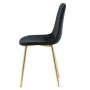 Venture Home Sillas de comedor 2 uds Polar terciopelo negro y latón de Venture Home, Sillas de comedor - Ref: Foro24-444705, ...
