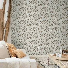 DUTCH WALLCOVERINGS Papel pintado Leafs beige y marrón de DUTCH WALLCOVERINGS, Papel pintado - Ref: Foro24-442598, Precio: 22...