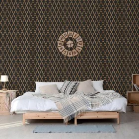 DUTCH WALLCOVERINGS Papel pintado Geometric negro y dorado de DUTCH WALLCOVERINGS, Papel pintado - Ref: Foro24-442591, Precio...