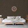 DUTCH WALLCOVERINGS Papel pintado Geometric negro y dorado de DUTCH WALLCOVERINGS, Papel pintado - Ref: Foro24-442591, Precio...