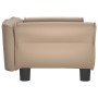 Cama para perros de cuero sintético color capuchino 70x45x30 cm en Camas para perros | Comprar online en Foru.es