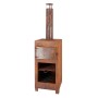 Esschert Design Estufa de terraza con horno de pizza color óxido de Esschert Design, Chimeneas - Ref: Foro24-444905, Precio: ...