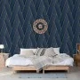 DUTCH WALLCOVERINGS Papel pintado Geometric azul y dorado de DUTCH WALLCOVERINGS, Papel pintado - Ref: Foro24-442574, Precio:...