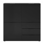 FMD Cómoda con 3 puertas y 3 cajones negro de FMD, Cajoneras - Ref: Foro24-443703, Precio: 279,41 €, Descuento: %
