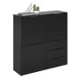FMD Cómoda con 3 puertas y 3 cajones negro de FMD, Cajoneras - Ref: Foro24-443703, Precio: 279,64 €, Descuento: %