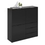FMD Cómoda con 3 puertas y 3 cajones negro de FMD, Cajoneras - Ref: Foro24-443703, Precio: 279,41 €, Descuento: %