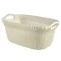 Curver Knit laundry basket 40L cream white by Curver, Laundry baskets - Ref: Foro24-443841, Price: 34,01 €, Discount: %