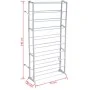 Zapatero/Estante De 10 Niveles de vidaXL, Zapateros y organizadores de calzado - Ref: Foro24-60717, Precio: 26,05 €, Descuent...