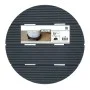 Nature Soporte con ruedas para plantas redondo madera gris Ø30 cm de Nature, Soportes para macetas - Ref: Foro24-446401, Prec...