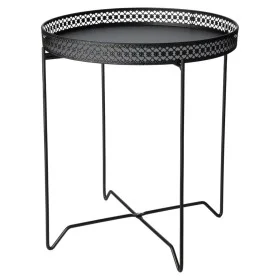 H&S Collection Mesa auxiliar redonda negra de H&S Collection, Mesas auxiliares - Ref: Foro24-445864, Precio: 38,48 €, Descuen...